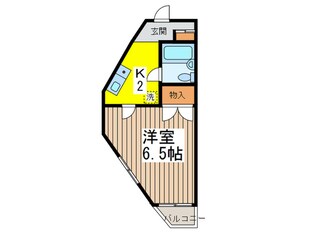 サンシティ中野島第二の物件間取画像